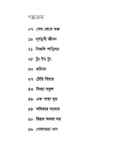 Jhumki Basu- Golpogrontho- Alor Kholosh- Suchipotro